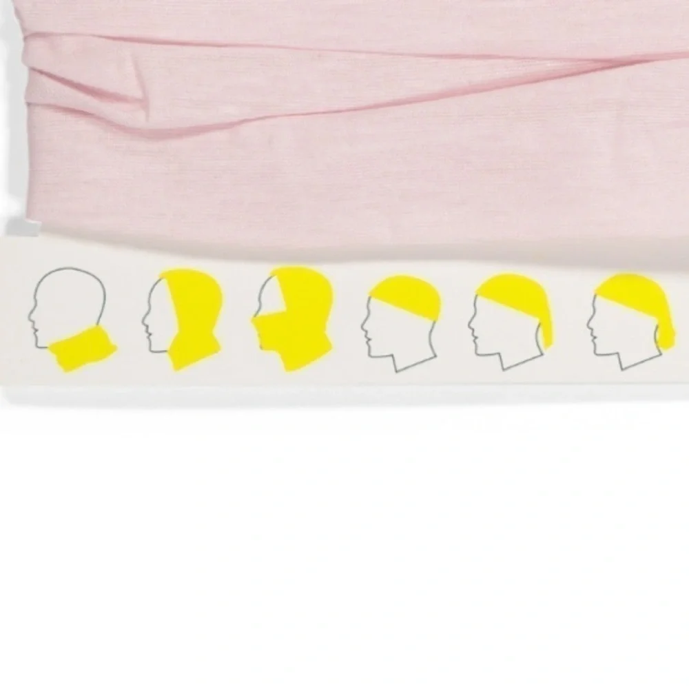 🌺 Bioworld Kids Kitten Graphic Print Pink Gaiter Balaclava